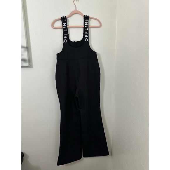 Aerie Black Snow Bib Coveralls - Picture 3 of 10